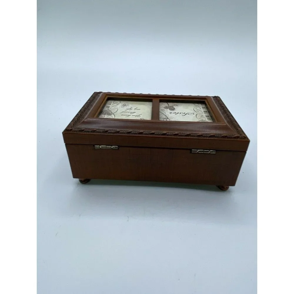 SANKYO COTTAGE GARDEN JEWELRY FLIP TOP MUSIC BOX 4